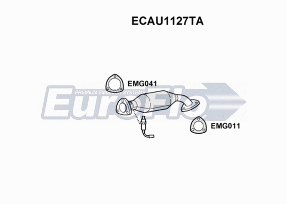 Catalytic Converter (ECAU1127TA)