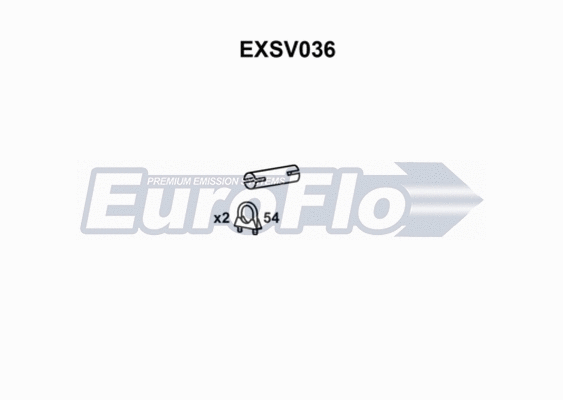 Pipe Connector, exhaust system (EXSV036)