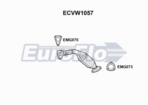 Catalytic Converter (ECVW1057)