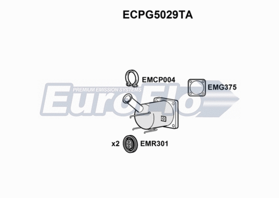 Catalytic Converter (ECPG5029TA)