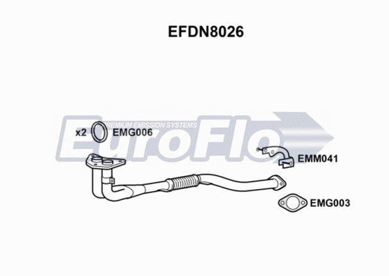 Exhaust Pipe (EFDN8026)