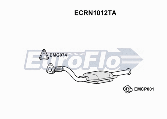 Catalytic Converter (ECRN1012TA)