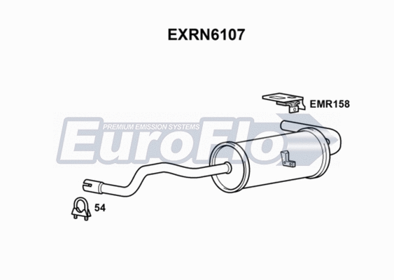 Rear Muffler (EXRN6107)