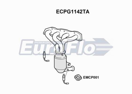 Catalytic Converter (ECPG1142TA)