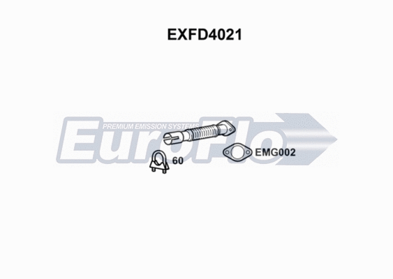 Exhaust Pipe (EXFD4021)