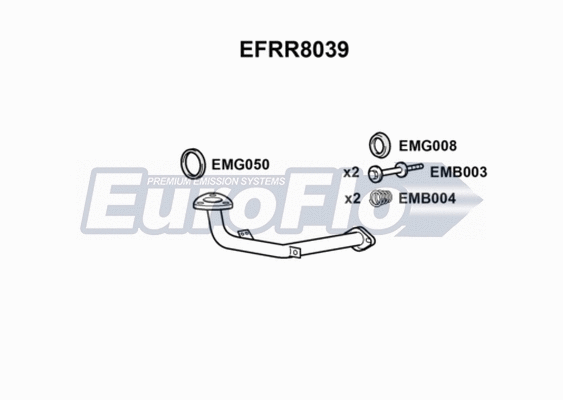 Exhaust Pipe (EFRR8039)
