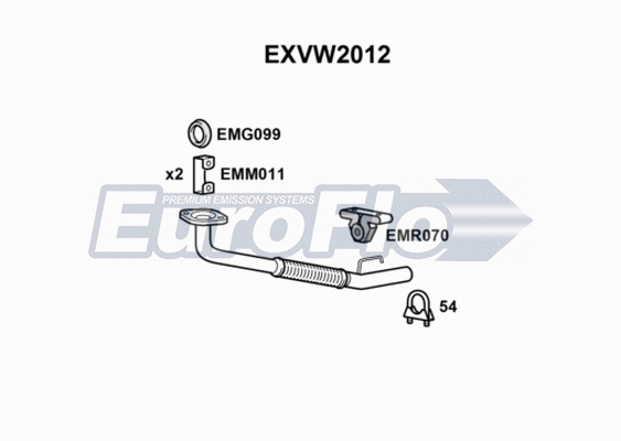 Exhaust Pipe (EXVW2012)