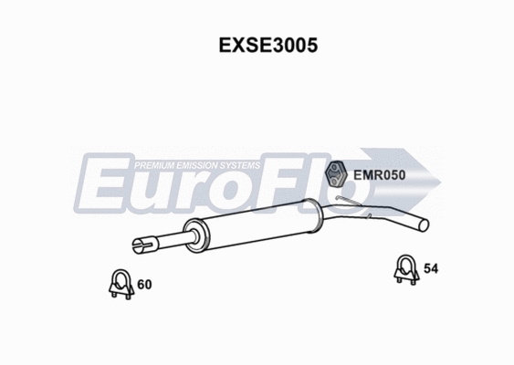 Centre Muffler (EXSE3005)