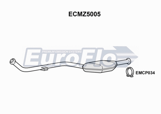 Catalytic Converter (ECMZ5005)