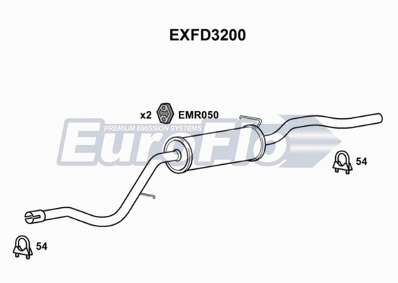 Centre Muffler (EXFD3200)