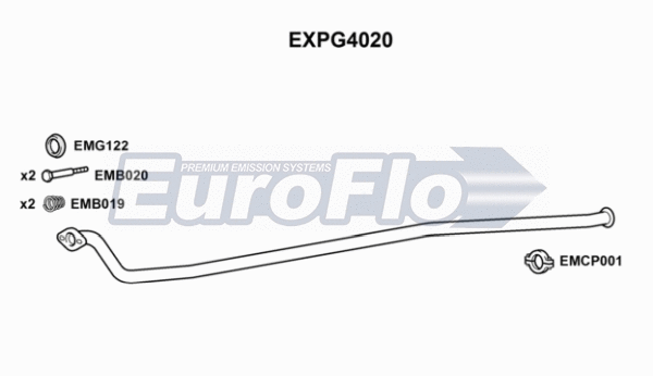 Exhaust Pipe (EXPG4020)