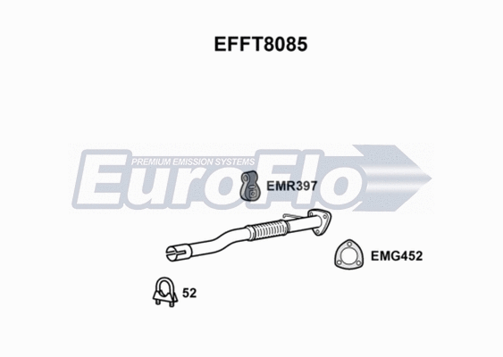 Exhaust Pipe (EFFT8085)