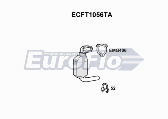 Catalytic Converter (ECFT1056TA)