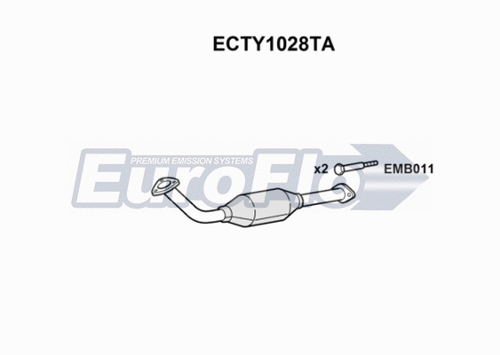 Catalytic Converter (ECTY1028TA)