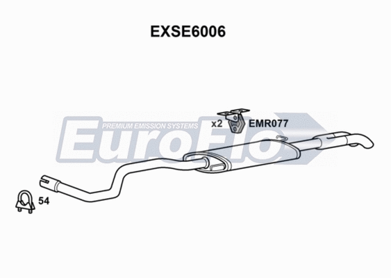 Rear Muffler (EXSE6006)