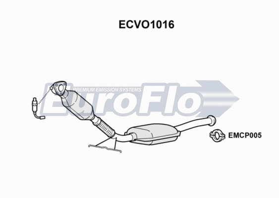 Catalytic Converter (ECVO1016)