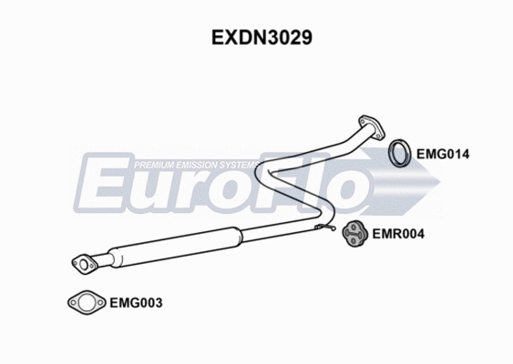 Centre Muffler (EXDN3029)