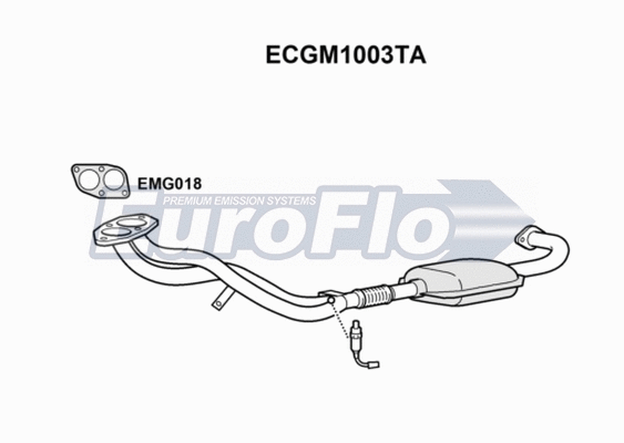 Catalytic Converter (ECGM1003TA)