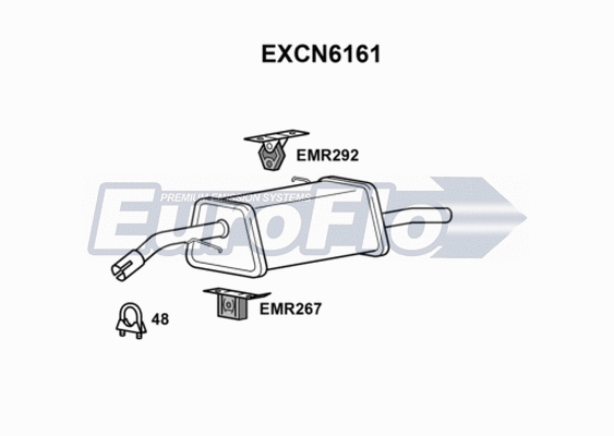 Rear Muffler (EXCN6161)