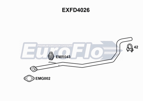 Exhaust Pipe (EXFD4026)
