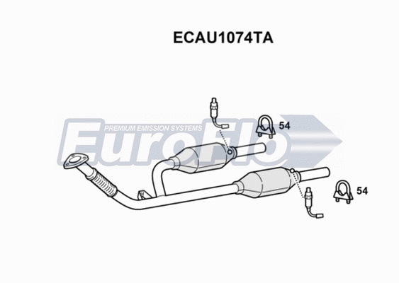 Catalytic Converter (ECAU1074TA)
