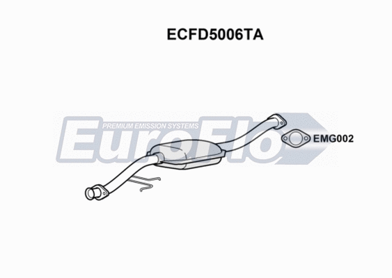 Catalytic Converter (ECFD5006TA)