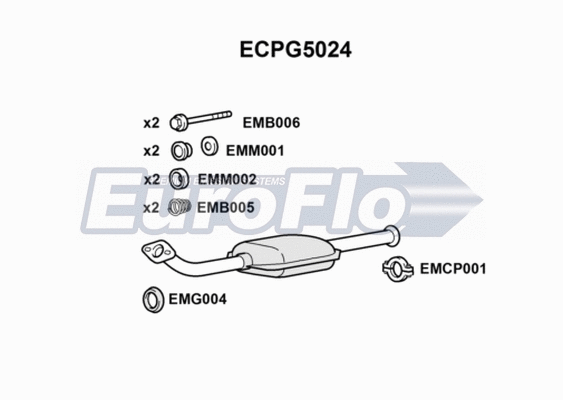 Catalytic Converter (ECPG5024)
