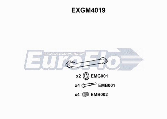 Exhaust Pipe (EXGM4019)