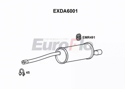 Rear Muffler (EXDA6001)