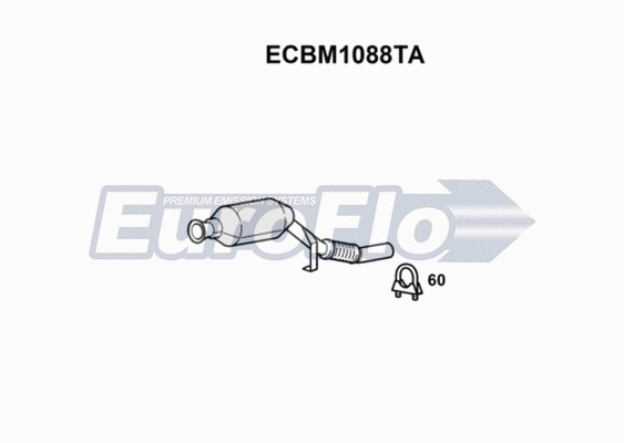 Catalytic Converter (ECBM1088TA)