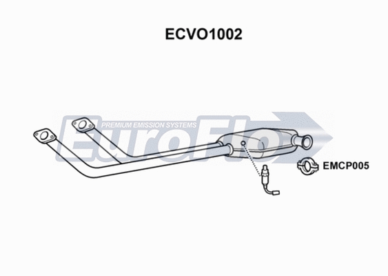 Catalytic Converter (ECVO1002)