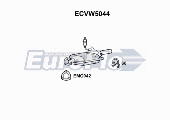 Catalytic Converter (ECVW5044)