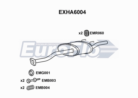 Rear Muffler (EXHA6004)