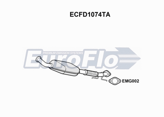 Catalytic Converter (ECFD1074TA)