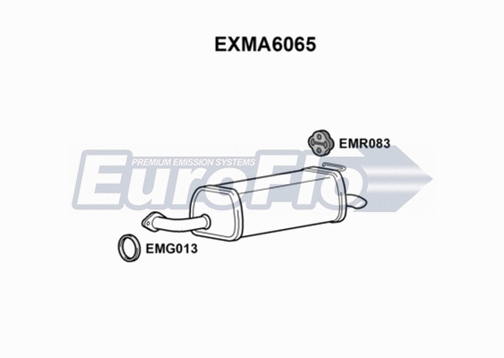 Rear Muffler (EXMA6065)