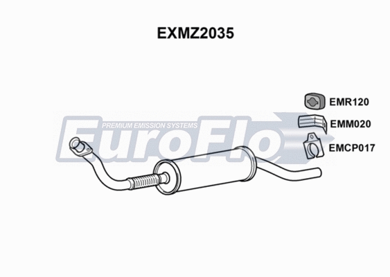 Exhaust Pipe (EXMZ2035)