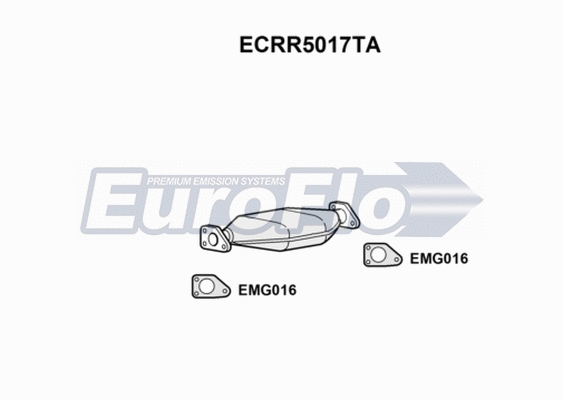 Catalytic Converter (ECRR5017TA)
