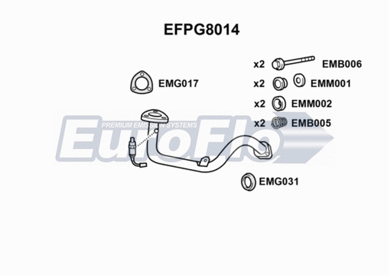 Exhaust Pipe (EFPG8014)