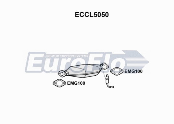 Catalytic Converter (ECCL5050)