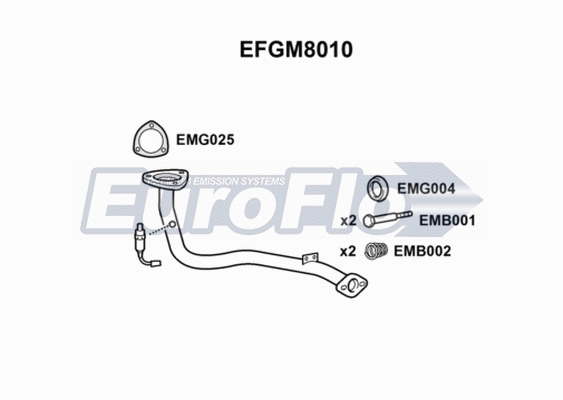 Exhaust Pipe (EFGM8010)