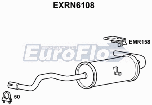 Rear Muffler (EXRN6108)