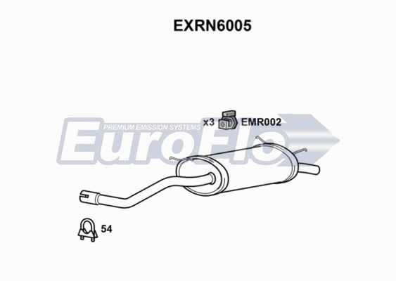Rear Muffler (EXRN6005)