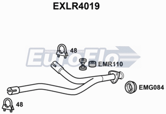 Exhaust Pipe (EXLR4019)