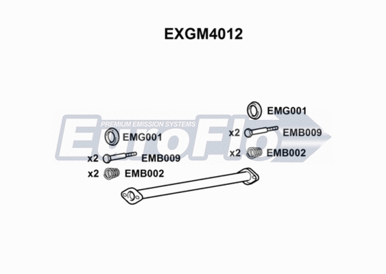Exhaust Pipe (EXGM4012)