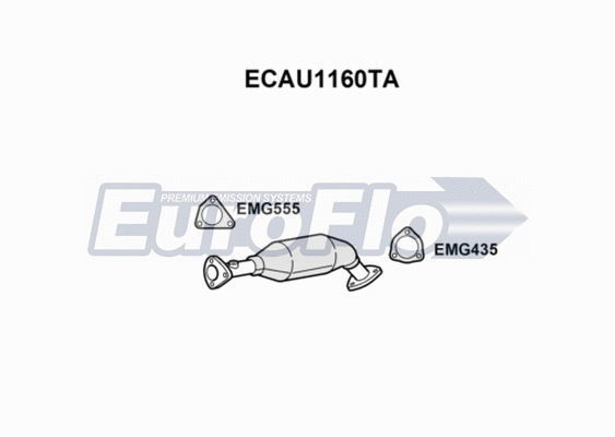 Catalytic Converter (ECAU1160TA)