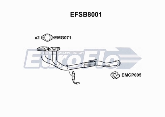 Exhaust Pipe (EFSB8001)
