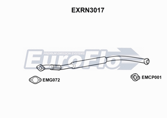 Centre Muffler (EXRN3017)