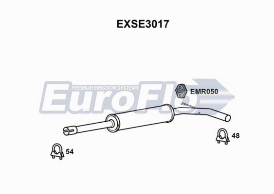 Centre Muffler (EXSE3017)
