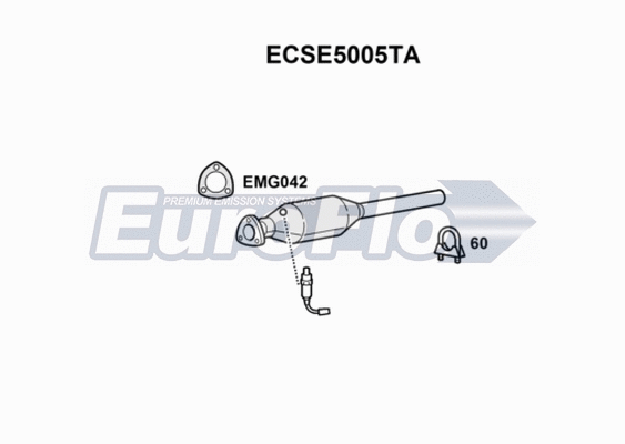 Catalytic Converter (ECSE5005TA)