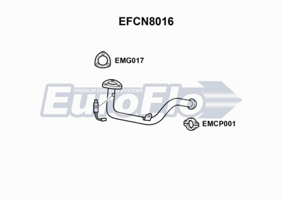 Exhaust Pipe (EFCN8016)